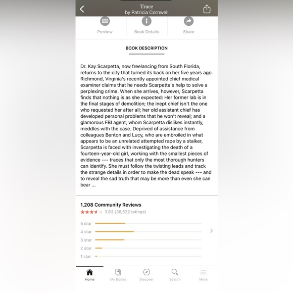 TRACE BY PATRICIA CORNWELL- HARDBACK BOOK - Picture 11 of 12